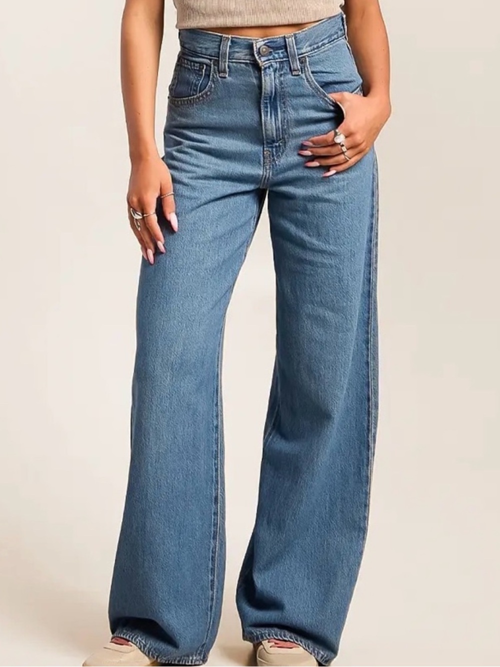 NWT Levi’s Cinch Baggy Wide Leg Jeans